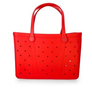 Stylish Red Tote Bag